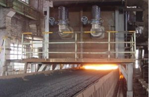 The Control System intended for optimal control of the furnace burning process, air-gas ratio, heat recuperation, waste gases utilization in the process of iron-ore sintering by the conveyor-type machine OK-306.
